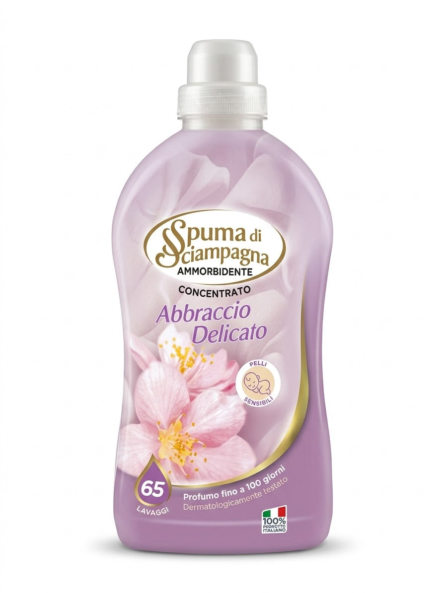 SPUMA DI SCIAMPAGNA-AMMORBIDENTE-ABBRACCIO DELICATO-65 LAVAGGI