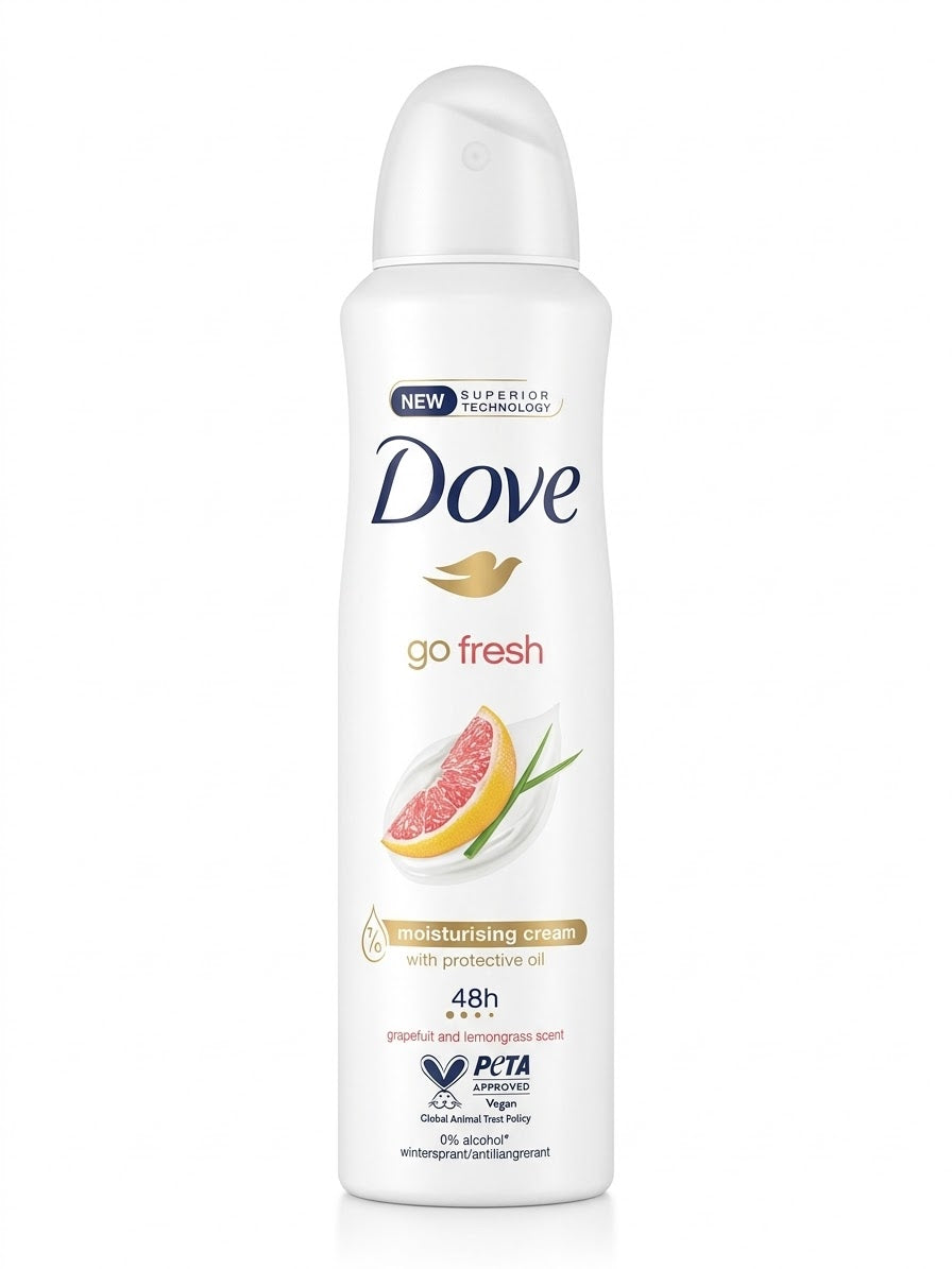 DOVE-DEODORATE SPRAY-GRAPEFRUIT E LEMONGRASS