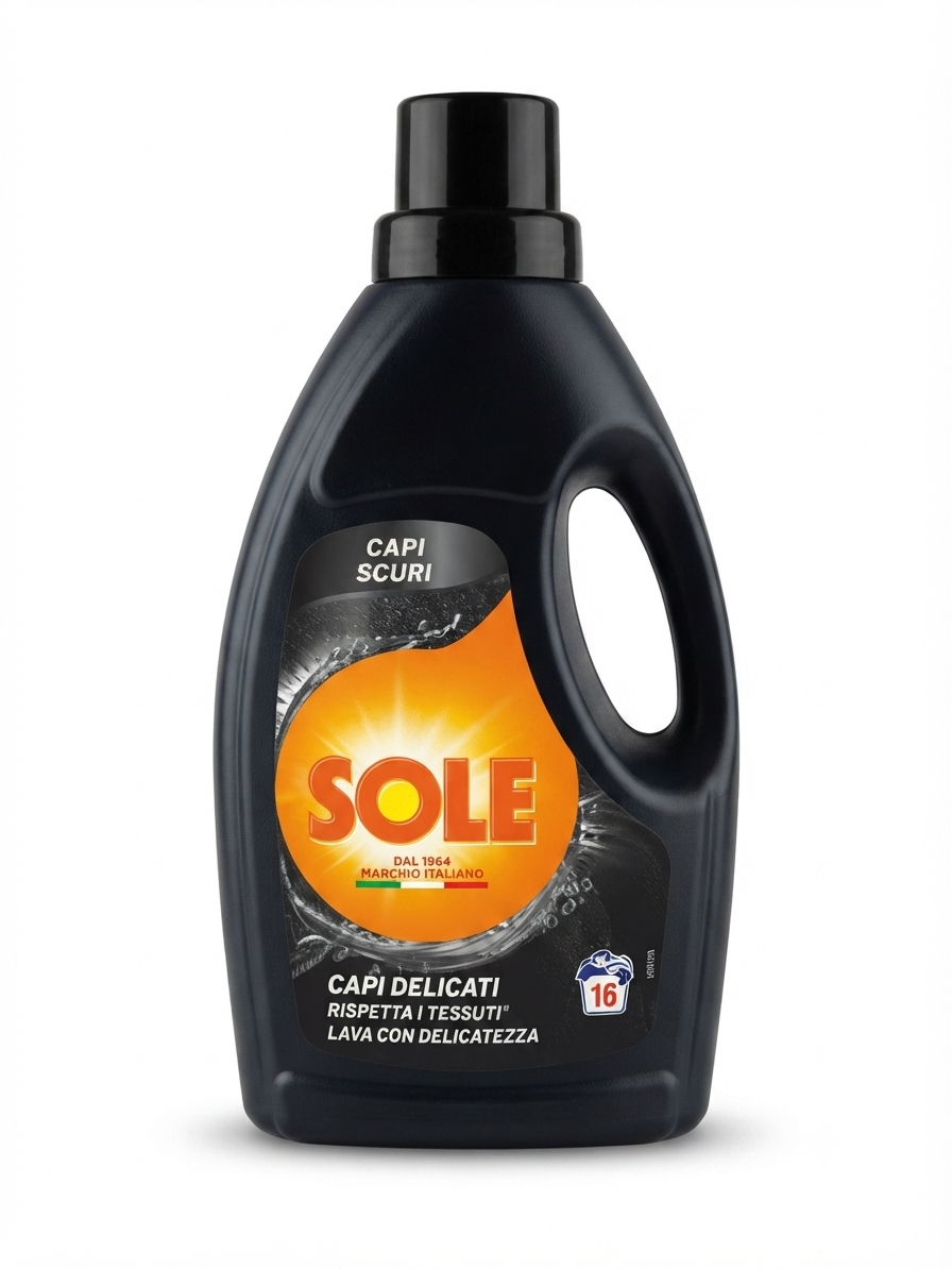 SOLE-CAPI DELICATI 16 LAVAGGI “ CAPI SCURI”