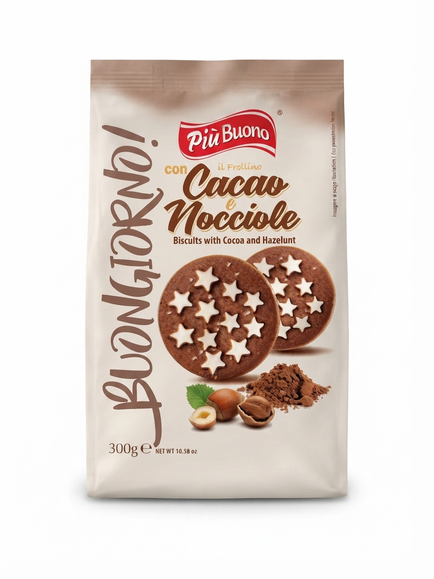 PIÙ BUONO-CACAO E NOCCIOLA
