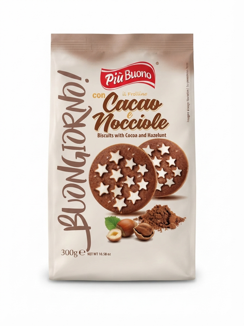 PIÙ BUONO-CACAO E NOCCIOLA
