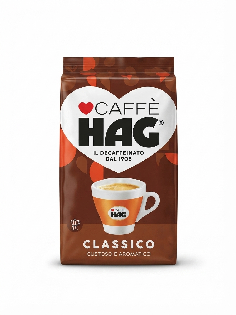 HAG-MACINATO DECAFFEINATO 250GR