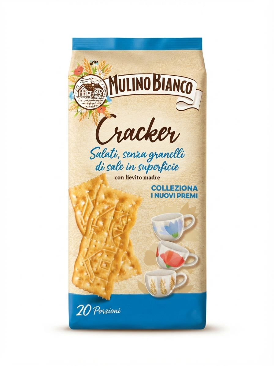 MULINO BIANCO-CRACKERS SALATI SENZA GRANELLI