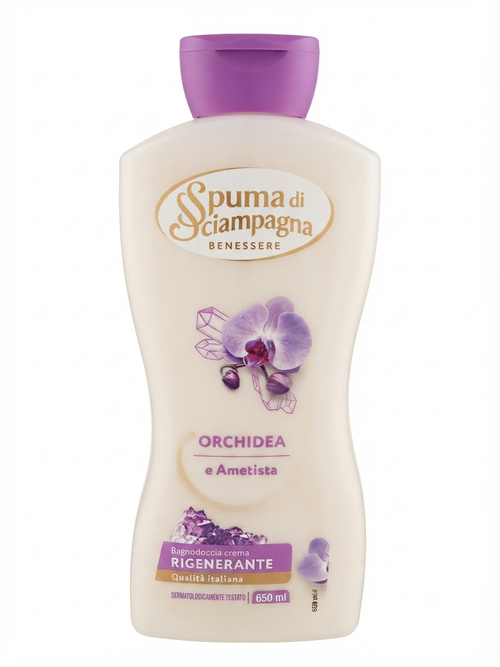 SPUMA DI SCIAMPAGNA-ORCHIDEA E AMETISTA BAGNODOCCIA