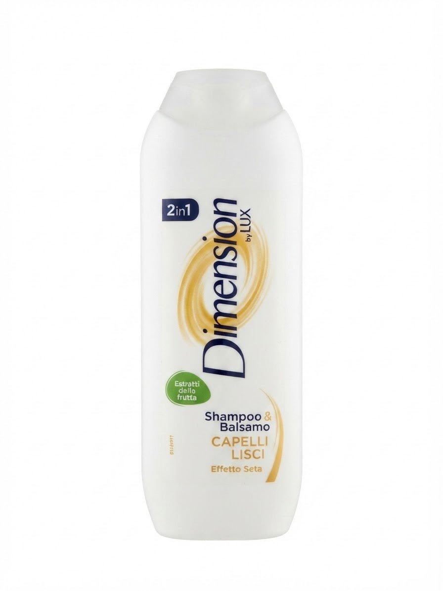 DIMENSION-SHAMPOO È BALSAMO-CAPELLI LISCI