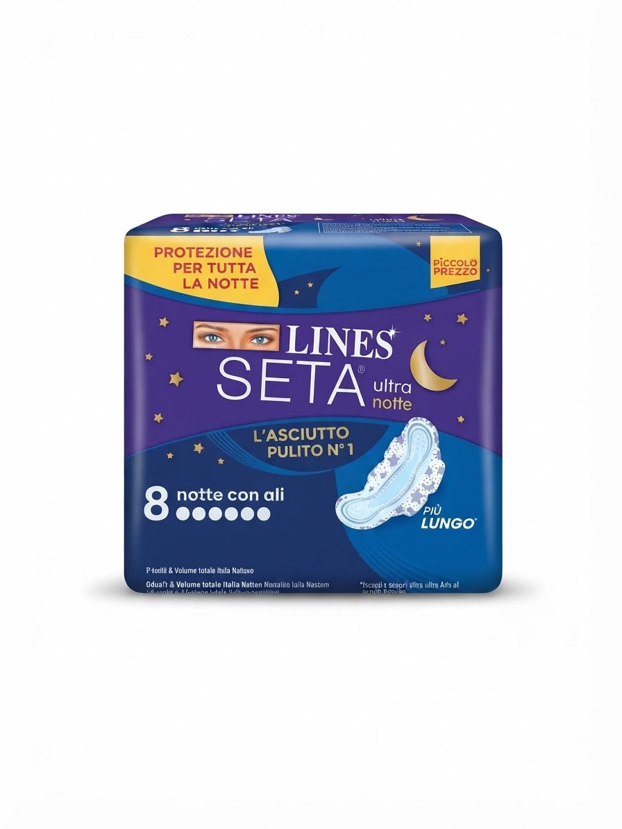 LINES SETA ULTRA-NOTTE CON ALI 8