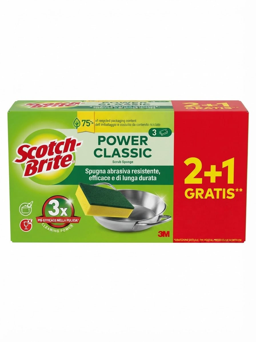 SCOTCH-BRITE-SPUGNA È RETINA X3