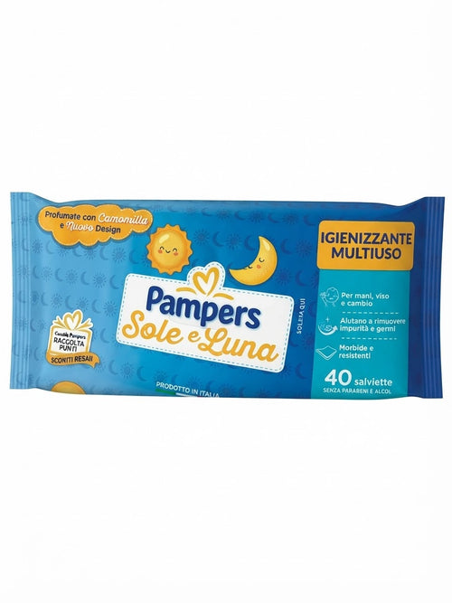 PAMPERS-SOLE E LUNA-SALVIETTINE