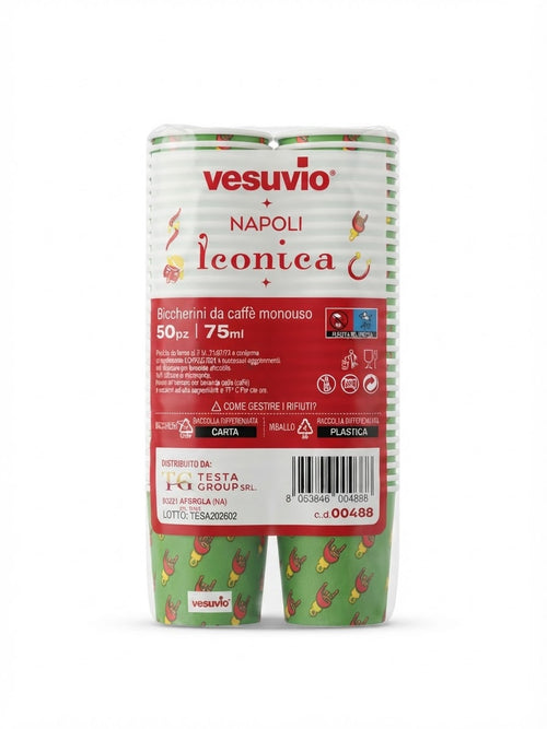 VESUVIO-BICCHIERI-CAFFÈ 50PZ