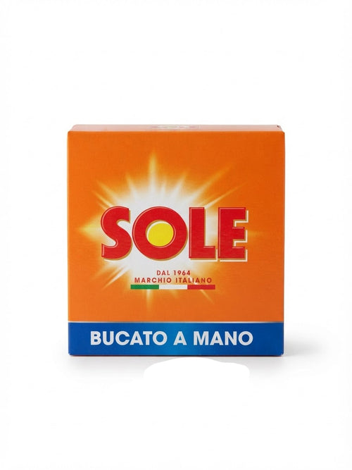 SOLE-POLVERE BUCATO A MANO