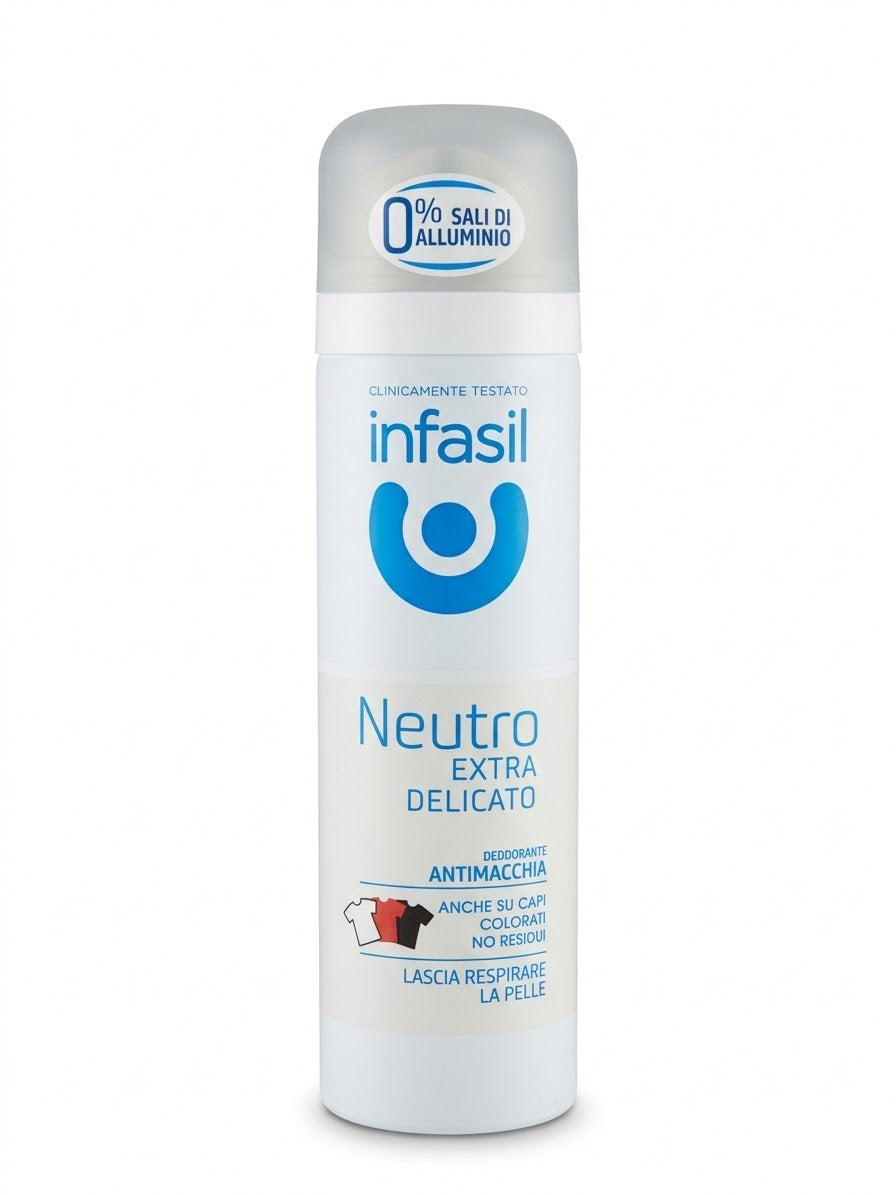 INFASIL-DEODORANTE SPRAY-NEUTRO EXTRA DELICATO ANTIMACCHIA