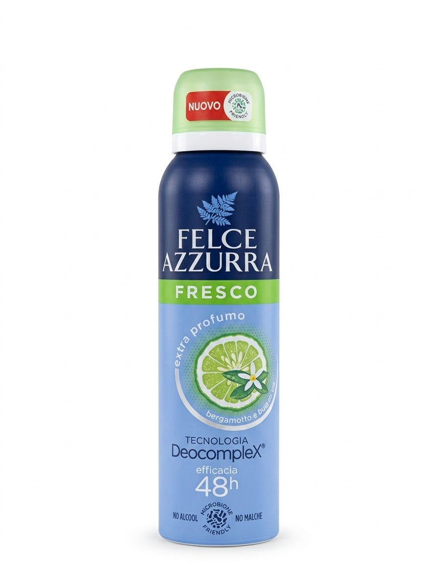 FELCE AZZURRA-DEODORANTE SPRAY-FRESCO BERGAMOTTO E CEDRO