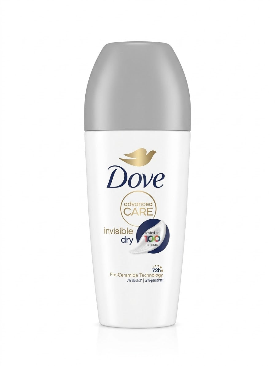 DOVE-DEODORANTE ROLL-ON-INVISIBLE DRY