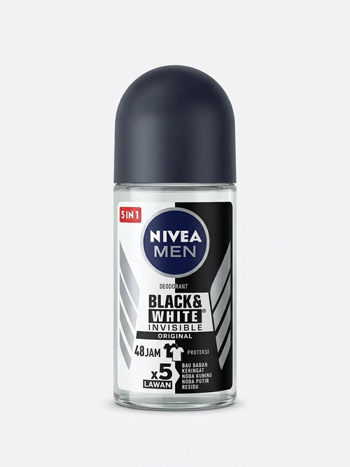 NIVEA MAN-DEODORANTE ROLL-ON-BLACK È WHITE